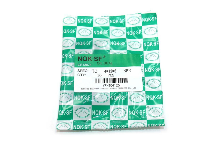 Сальник (манжета армированная) TC 4х12х6 NBR70