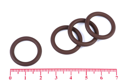 Кольцо 016-021-30-2-6 (015.5-3.0) фторкаучук FKM75 ГОСТ 9833-73