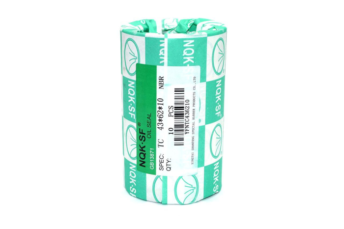 Сальник (манжета армированная) TC 43х62х10 NBR70