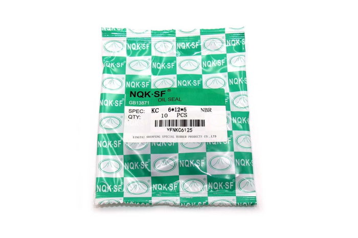 Сальник (манжета армированная) KC 6х12х5 NBR70 (без пружины)