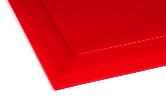 Полиуретан листовой 5 мм (500х500 мм, красный)