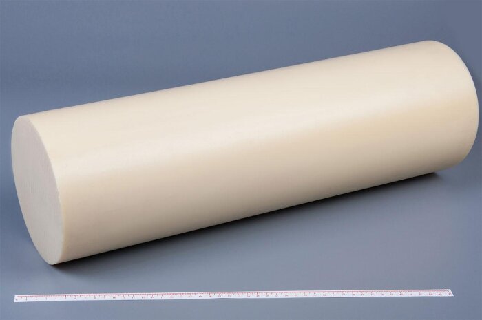 Капролон стержень Ф 160 мм ПА-6 (~1000 мм, ~24,1 кг)